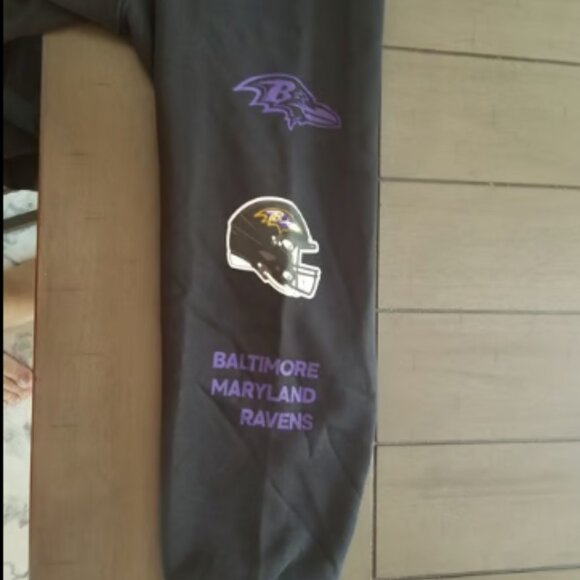 Men's Nike Black Baltimore Ravens Club Full-Zip Hoodie Jacket - Picture 10 of 12